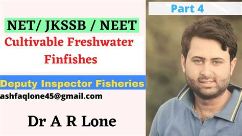 Cultivable Freshwater Finfishes Of India JKSSB ICAR Crack Fisheries