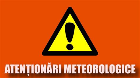 ANM Cod PORTOCALIU De AVERTIZARE Meteorologica NOWCASTING Oficiala De