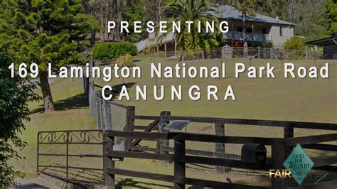 Fair Commission Property Sales 169 Lamington National Park Road