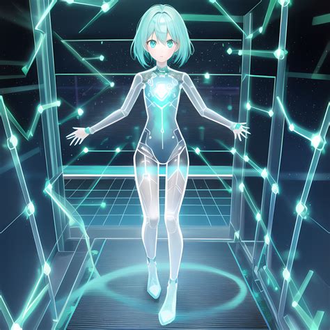 Stable Diffusion Hologram Girl 5 By Pandorasaurus On Deviantart