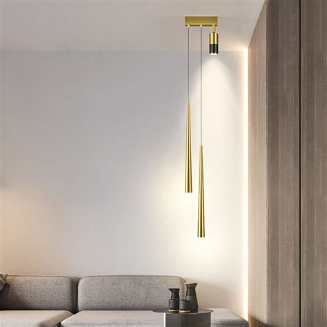 Bedside Background Wall Home Decoration Bedroom Golden Pendant Light ...