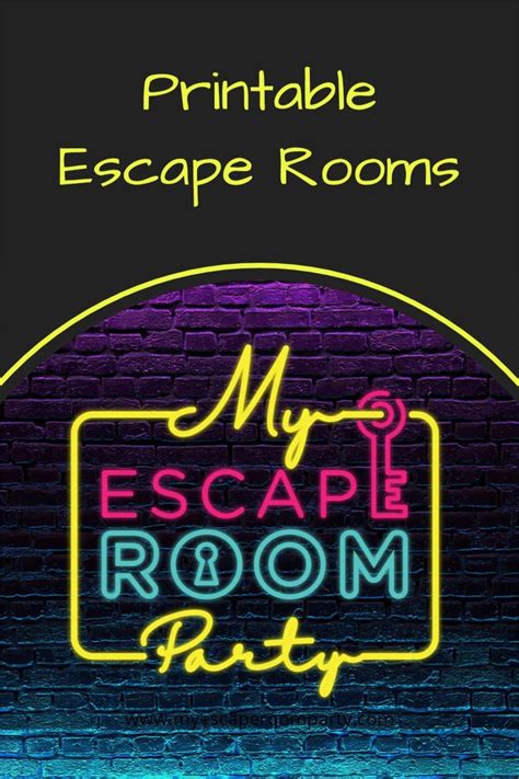 Free Printable Escape Room - Printable Calendars AT A GLANCE