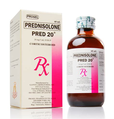 Pred 20 Prednisolone Thog Pharmacy Co