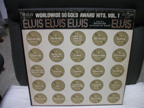 Elvis Collectible Worldwide Gold Award Hits Vol Etsy