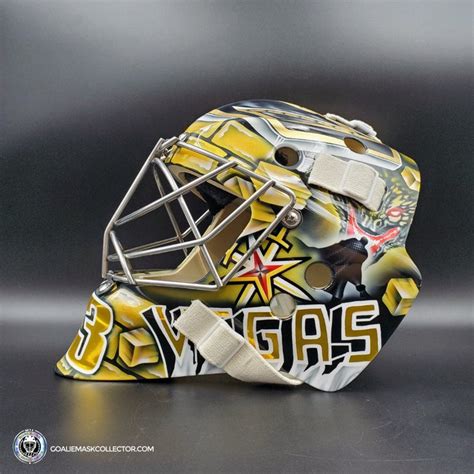 Adin Hill Goalie Mask Unsigned V1 2023 Las Vegas STANLEY CUP Tribute ...