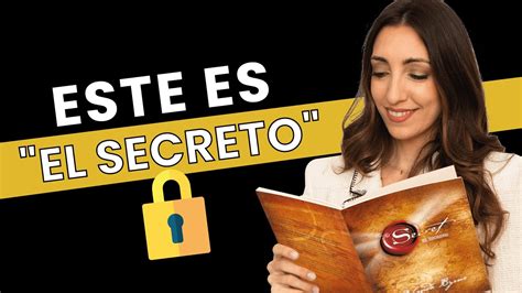 Resumen Libro El Secreto Rhonda Byrne Youtube