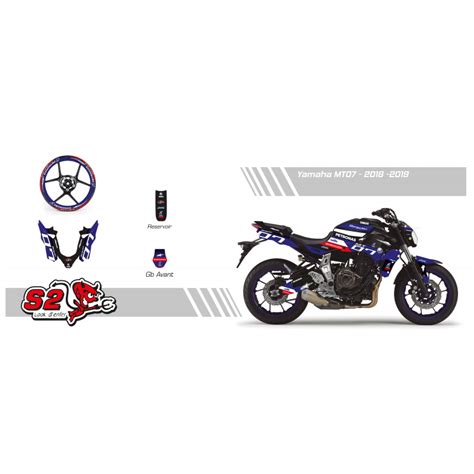 Kit déco Yamaha MT07 Petronas