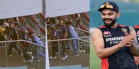 Watch Rcb Fans Make Fun Of Gautam Gambhir With Kohli Kohli Chants