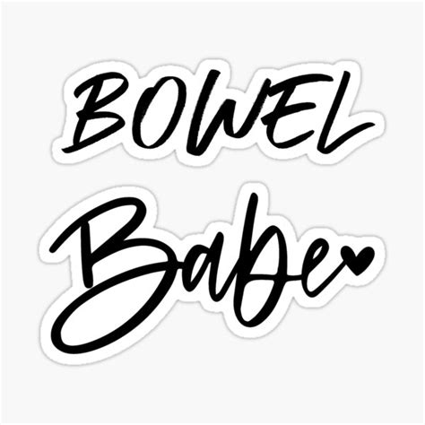 Rebellious Hope Bowel Babe Sticker For Sale By Patterns2022 Redbubble
