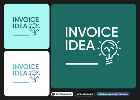 Invoice idea | Logo design by Ekaterina Svetikova on Dribbble