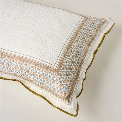Clemence Block Print Sham