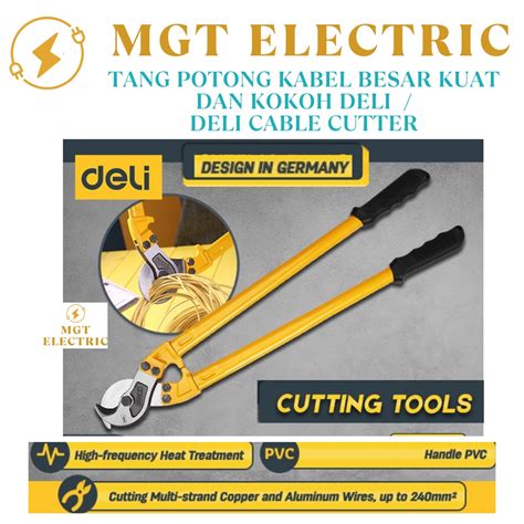 Jual Tang Potong Kabel Besar DELI 18 Inch 24 Inch Cable Cutter 18in