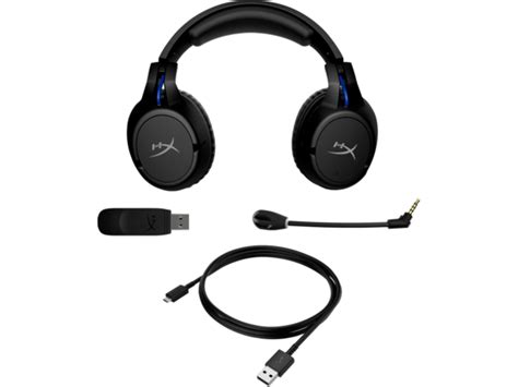 HyperX Cloud Flight - Wireless Gaming Headset (Black-Blue) - PS5-PS4