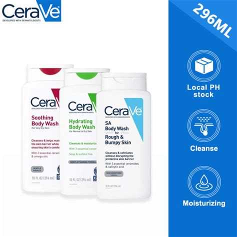 Cerave Body Wash Sa Body Wash Hydrating Body Wash Soothing Body Wash