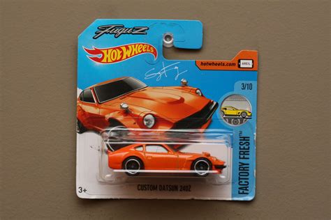 Hot Wheels 2017 Factory Fresh Custom Datsun 240Z Orange Fugu Z SEE