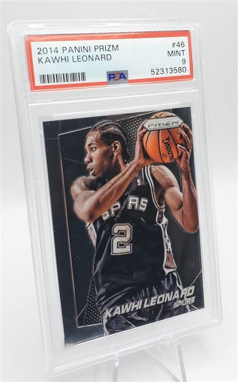 Panini Prizm Kawhi Leonard Psa Mint Spurs Clippers Ebay