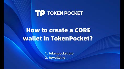 How To Create A Core Wallet In Tokenpocket Core Wallet Bitcoin