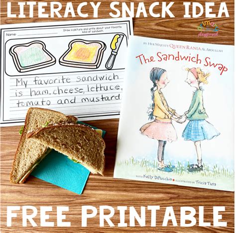 Literacy Snack Sandwich Swap Read Aloud Primary Playground