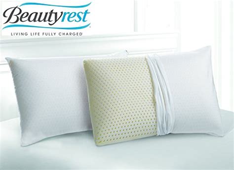 Beautyrest Talalay Latex Foam Pillow Queen Size New | eBay