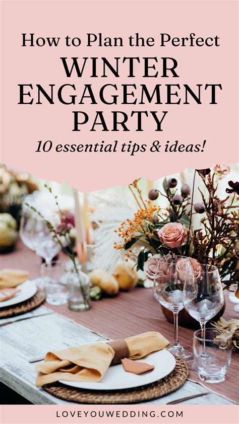 Winter Engagement Party Ideas Creative And Cozy Ideas For A