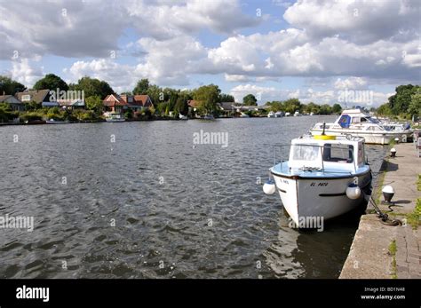 Thames Riverside Walton On Thames Surrey England United Kingdom