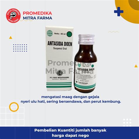 Jual Antasida Doen Ml Syrup Botol Obat Maag Shopee Indonesia