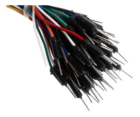 Cable Jumper Dupont Macho Macho 65 Cables Protoboard Rantec Electronics