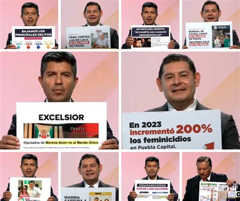 Así Fue El Debate Por La Gubernatura En Puebla Municipios Puebla Noticias Del Estado De Puebla