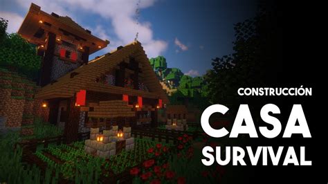 Construcci N Casa Minecraft Survival Time Lapse Youtube