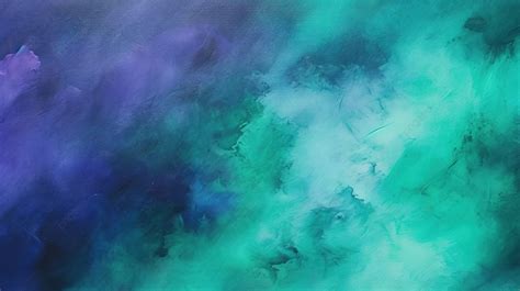 Abstract Watercolor Painting Dark Green And Navy Blue Colors With ...