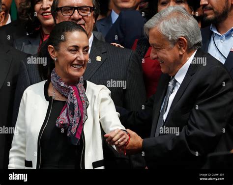 The First Elected Female Mayor Of Mexico City Claudia Sheinbaum Left