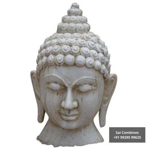 White Marble Buddha Head Statue Home At Rs 10000 In Udaipur Id