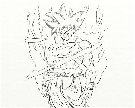 Disegni Da Colorare Goku Ultra Istinto