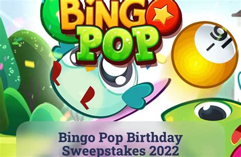 Jam City Bingo Pop Birthday Sweepstakes - Win $1,000 Cash