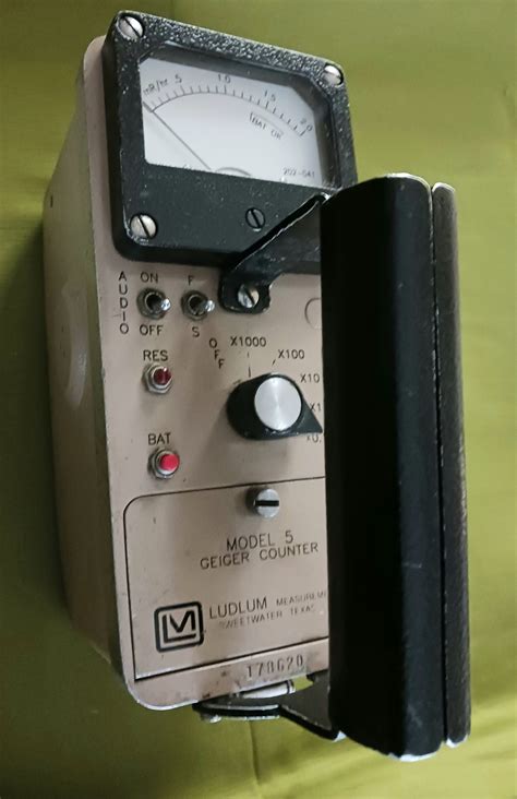 Ludlum Model 5 Geiger Counter Chp Consultants Products And Health