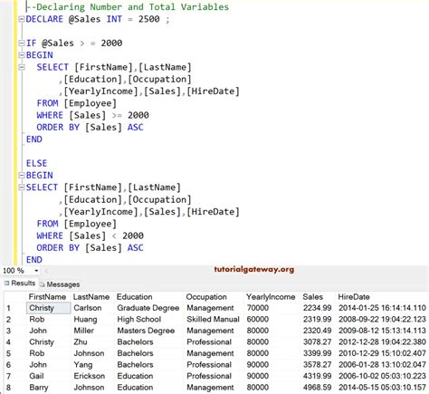 Sql If Else Statement How To Use Sql Server If Statement