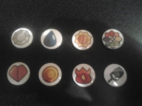 Kanto gym badge badges by CrippledOptimism on DeviantArt