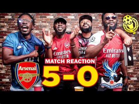 Arsenal Crystal Palace Full Fan Reactions Gabriel Henderson