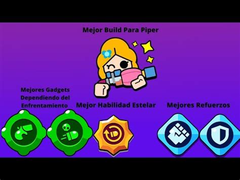 Mejores Builds Para Cada Brawler Ep4 Mejor Build Para Piper YouTube