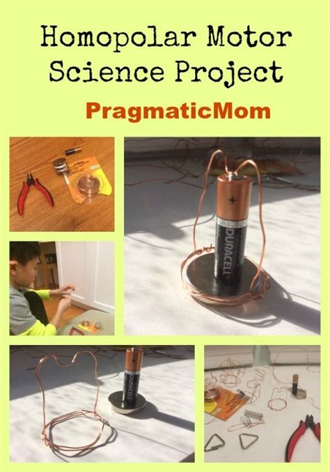 Homopolar Motor Clean Energy Science Project For 5th Grade Science