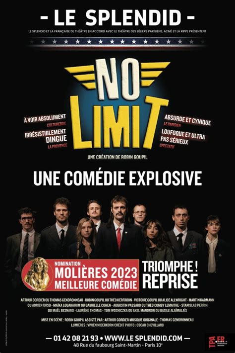 No Limit Splendid Th Tre Des B Liers Parisiens