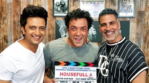 Akshay Kumar Starts Shooting For Housefull With Bobby Deol Riteish