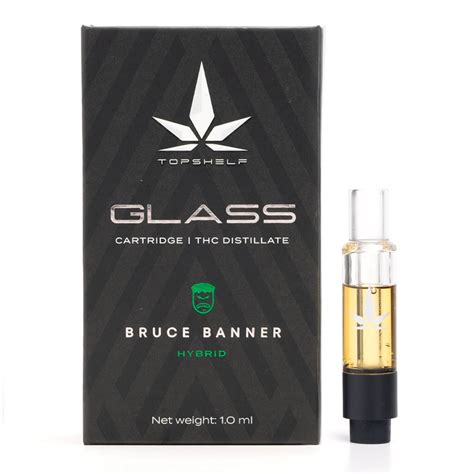 Buy Bruce Banner Thc Glass Cartridge Top Shelf Herbandpot