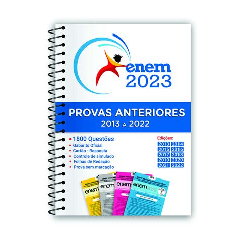 Apostila ENEM 2024 10 ANOS De Provas 2014 A 2023 Gabaritos