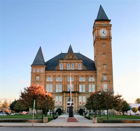 Tipton County courthouse in Tipton in Indiana image - Free stock photo ...