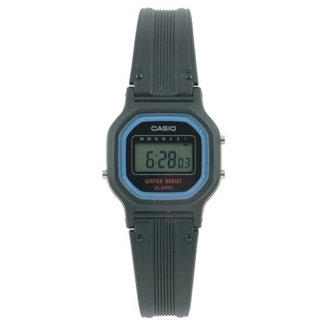 Casio Ladies Casual Sport Watch with Light Gray Dial and Black Resin Band - Jewelry - Watches ...