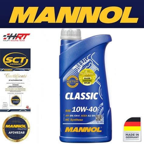 Mannol Classic W Mn L Fully Synthetic Engine Oil Hc