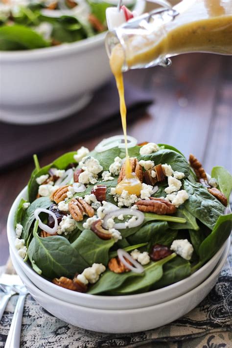 Spinach Salad With Tangy Red Wine Vinaigrette Fork In The Kitchen