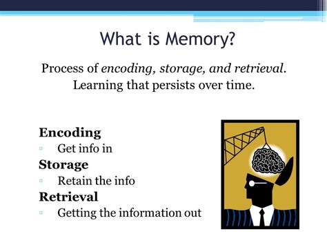 Memory Encoding Storage Retrieval