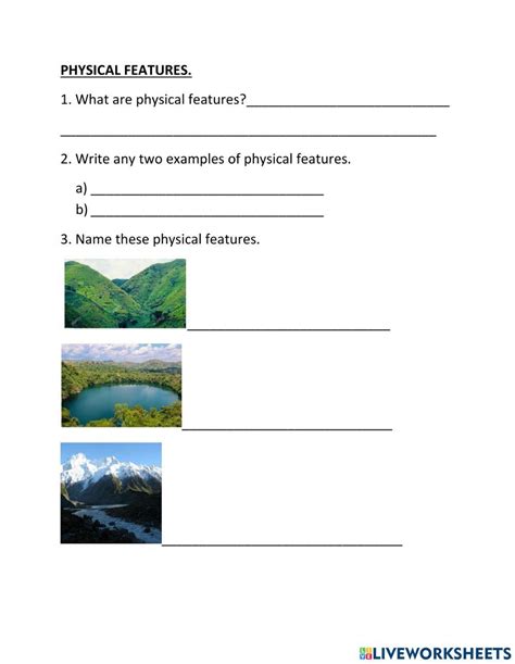 Geographical features - English ESL Worksheets for distance ...